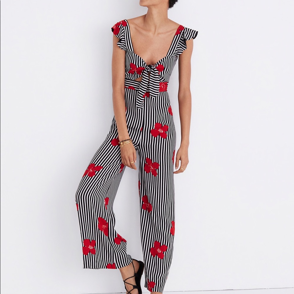Madewell plumeria jumpsuit